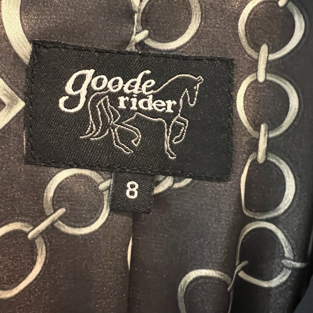 Goode Rider Women's Riding Jacket Size 8 Equestrian Show Coat - Picture 3 of 5